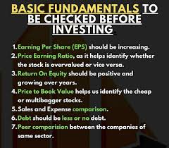 What Is To Be Checked Before Investing Indian Stock Market Hot Tips Picks In Shares Of India In 2020 Investing Return On Equity Money Plan