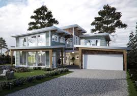 Modern ranch houses with aesthetic open plans, large windows, minimal detailing, flat roofs, outdoor covered brick work. Midcentury Timber Frame Homes Modern Floor Plans