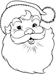 Easy Santa Claus Face Clipart Free Christmas Coloring Pages Santa Coloring Pages Christmas Coloring Sheets