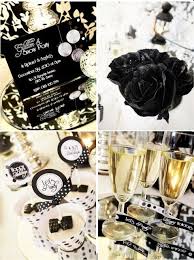 A Chi Chi Affair A Black And White Christmas Nye Party Decorations Gold Nye Party New Years Eve Party
