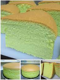Pandan Sponge Cake Recipe Cake Varieties Chinese Sponge Cake Recipe Homemade Recipes Dessert
