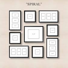 Winsome 8x10 Picture Frame Arrangements For Your House Decor Spiral Gallery Wall Layout Tip Start With Pl Gallery Wall Layout Gallery Wall Photo Wall Gallery