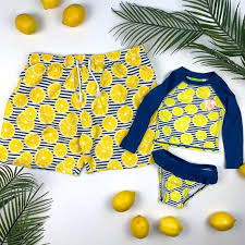 There's no one your little guy looks up to quite like dad! Happy Lemons Daddy Daughter Matching Swimsuits Twinsies Rock