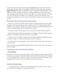 Simply because foods high in phytoestrogen will help maintain a healthy amount of estrogen within your body and hence increase breast size naturally fast. How To Increase Breast Size At Home By Natural Tips Oils Massage