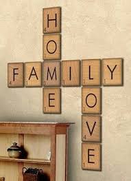 Scrabble Words Wall Art Cute Home Decor Giant Scrabble Tiles Home Crafts
