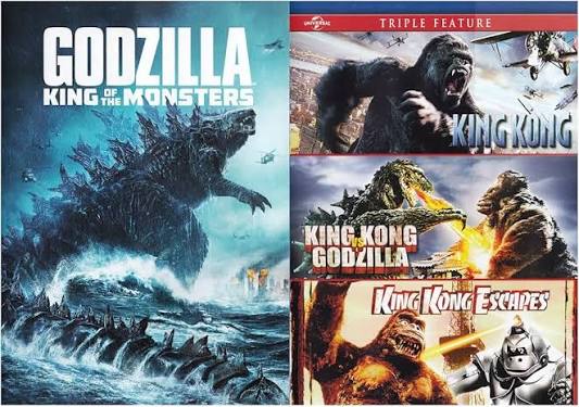 Amazon.com: Godzilla King of the Monsters / King Kong / King Kong VS.  Godzilla / King Kong Escapes (2-Pack) : Kyle Chandler, Naomi Watts, Michael  Keith, Rhodes Reason, Mie Hama, Peter Jackson,