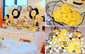 Looking for the perfect gender neutral baby shower theme? Bumble Bee Themed Baby Shower Online