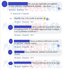 Niente app, un sito che da problemi di continuo (ho cercato di fare. Disservizio Iliad Orario Smartphone Errato In Alcune Sim Dell Operatore Mondomobileweb It Telefonia Offerte E Notizie