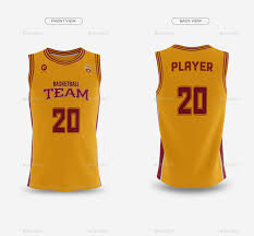 Basketball Jersey With Crew Neck Mockup Basketball Jersey Jersey Basketball