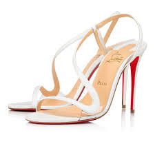 Rosalie - 99 mm Sandals - Leather and PVC - Bianco - Women - Christian  Louboutin United States
