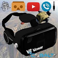 Cobaltx 360 Video Vr Headset 360 Virtual Reality Glasses For Iphone Android Smartphone Vr Box 3d Vr Headset Glasses W Virtual Reality Glasses Vr Apps 3d Vr Box