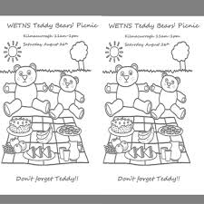 Maybe you would like to learn more about one of these? Teddy Bear S Picnic Colouring Sheet Wicklow Educate Together National School