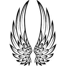 Angel Wings 5 Decorative Ornate Design Element Fantasy Bird Feather Logo Svg Eps Png Clipart Vec Wings Drawing Wing Tattoo Designs Wings