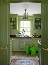 Benjamin Moore S Forest Moss When You Paint The Trim The Same Color As The Walls It Brings You With Images Green Kitchen Cabinets Green Kitchen Green Cabinets