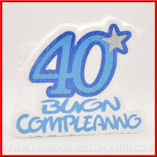 Numero 40 Anni Uomo Centro Tavola Decorazione Polistirolo Per Festa Buon Compleanno Blu Idee Originali Buon Compleanno Compleanno Quarantesimo Compleanno