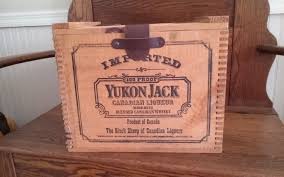Vintage Yukon Jack Wood Box 100 Proof Yukon Jack Wood Boxes Bottle Opener Wall