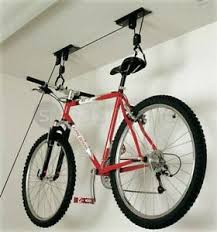 Pulleys easily and quickly lift your bike.features: Ceiling Bike Storage Lift Hang Cycle Bicycle Garage Shed Mount Pulley Rack Hoist Ebay