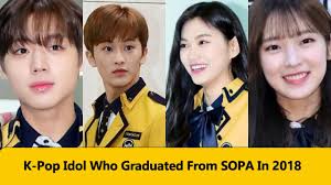 Kpop Idol Who Graduated From Sopa In 2018 Youtube