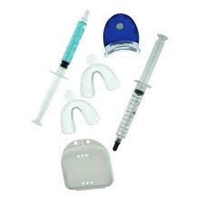 Teeth Whitening Kit With Light Assisted Whitening Gel Hands Free Blue Light And Custom Mouth Trays Professional Teeth Whitening At Home Same Teeth Whitener Made For Dentist Manufactured In The Usa Walmart Com