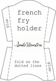 Use a board or a level to ensure this. Smilemonsters A Sweet Easter Treat Box Pattern Box Template Fry Box