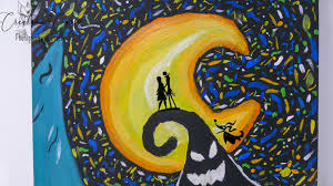Download Nightmare Before Christmas Canvas Painting Free Svg Creative Casso Photography Llc PSD Mockup Templates