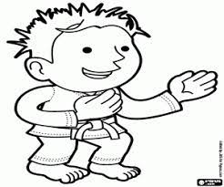 Coloriage Sports De Combat A Imprimer