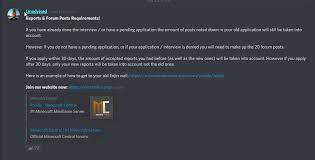 Staff experience number 1 » thearchon (regular factions) i was a helper on this server for a good 3 months where i experienced many different situations such as helping in teamspeak and also sorting many different. Staff Applications Minecraft Central 1 Minecraft Server
