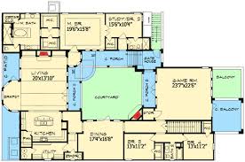 Plan 36847jg European Home Plan With Central Courtyard In 2020 Two Storey House Plans House Plans Architectural Design House Plans