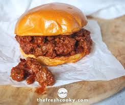 In a large mixing bowl, combine beef, bread crumbs, egg and ketchup. The Best Homemade Sloppy Joes The Fresh Cooky