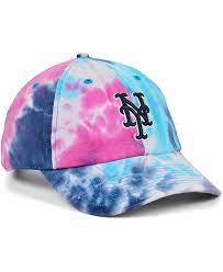 Women S New York Mets Tie Dye Adjustable Cap Adjustable Cap New York Mets 47 Brand