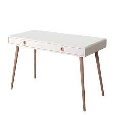 Alles an einem ort, um nach ideen für wohndesign und dekoration zu suchen. Retro Schreibtisch Pocatino In Weiss Holz Pharao24 De