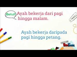 Di, ke, dari, daripada, kepada, pada, bagi, demi, tentang, seperti, bagai. Kata Sendi Nama Darjah 4 Youtube