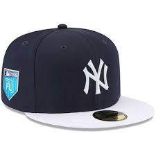 Men S New Era Navy White New York Yankees 2018 Spring Training Collection Prolight 59fifty Fitted Hat New York Yankees Fitted Hats New York Yankees Game