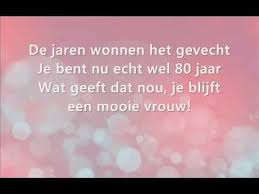 Oma Mientje 80 Jaar Youtube