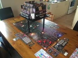 Great Way To Store Alllllll Those Cards For This Game You Run Out Of Table Space Way To Quickly Playing This Board Game Table Tabletop Games Board Game Geek