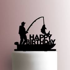 With tenor, maker of gif keyboard, add popular happy birthday fishing animated gifs to your conversations. Fisherman Happy Birthday 225 A167 Cake Topper Jb Cookie Cutters