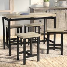 Product titleglenbrook brown cherry counter height dining table. Height Adjustable Round Kitchen Breakfast Table Metal Frame Tall Dining Table For Bar Pub Cafe Counter Dining Room Office Home Furniture Warmiehomy Industrial Bar Table Home Bar Furniture Mfb Afg Furniture