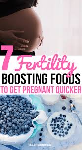 Trying To Conceive Boost Your Fertility With These 7 Foods That Are Loaded With Vitamins And Will Help You Get Foods To Get Pregnant Getting Pregnant Pregnant