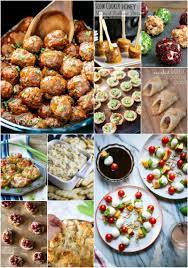 Heavy appetizers are appetizers that, when all put together, provide as much food as a sitdown dinner would, but in a relaxed casual atmosphere with food served at stations or buffet style. 50 Of The Best Party Appetizers Bread Booze Bacon