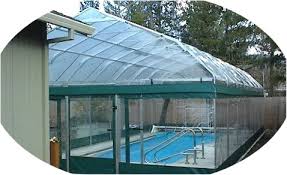 Also known as a pool dome, a pool enclosure is a special cover that surrounds your entire pool while still allowing you to swim under it. Ameri Brand Archive Alumaroom Main Page