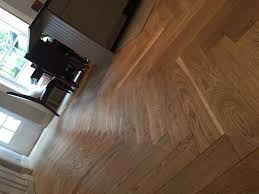 Solid Oak Herringbone Parquet Rustic Parquet Blocks Brushed Smoked And Hand Finished Over 90 Sq M Supplied And Installed Residential Parquet Flooring