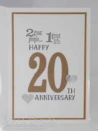 Colour Me Happy Jai 301 Just Add Numbers 20th Anniversary 20th Anniversary Cards Wedding Anniversary Cards Anniversary Cards