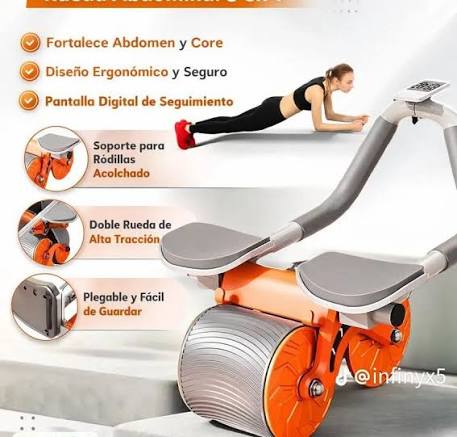 Rodillo de Rueda para Abdominales (SG-MAC-1)🛍️✨ Precio:$900.00 Envios gratis en todas partes del país ✓