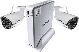 Best Buy Lorex 4 Channel 2 Camera Indoor Outdoor Wireless Dvr Security System White Lh04045gc2w