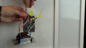 In home switches it's usually, white hot, black negitive, green ground. Wiring A Control With 2 Red Wires One Yellow Wire And One White Wire 3 Way Application Youtube