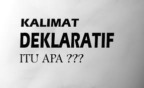 Imperative sentences biasanya didahului kata kerja. Pengertian Dan Contoh Kalimat Deklaratif Mishba7 Blog