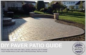 how to easily install a paver patio
