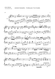 In the same year he studied with luciano berio and obtained a scholarship to the tanglewood music festival. Kenny Rogers Through The Years Sheet Music Pdf Free Score Download
