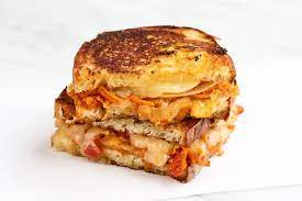 Chakalaka And Cheddar Braaibroodjies Grilled Cheese Sandwiches Recipe In 2021 Epicurious Recipes Sandwiches Cheese Sandwich Recipes