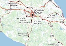 Morelos , estado (state), central mexico. Michelin Landkarte Morelos Stadtplan Morelos Viamichelin